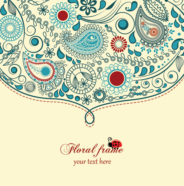 free vector The trend of handpainted pattern vector
